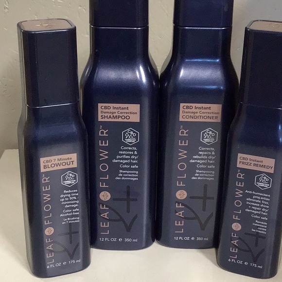 Hair Leaf Flower Shampoo Conditioner Frizz Remedy 7 Minute Blowout